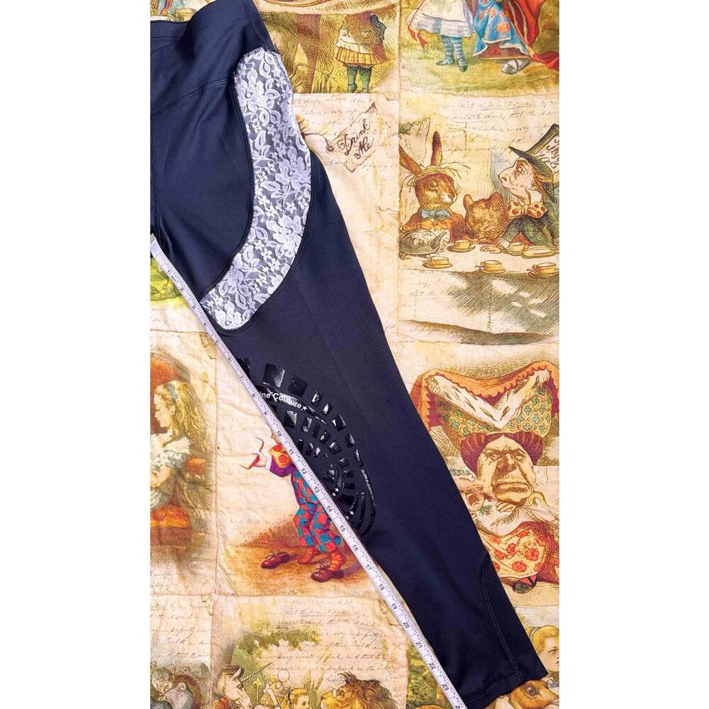 Equine Couture Spicy Girl Chili Tights by EC Size Small Breeches Lace Lot of 2 - Picture 9 of 15